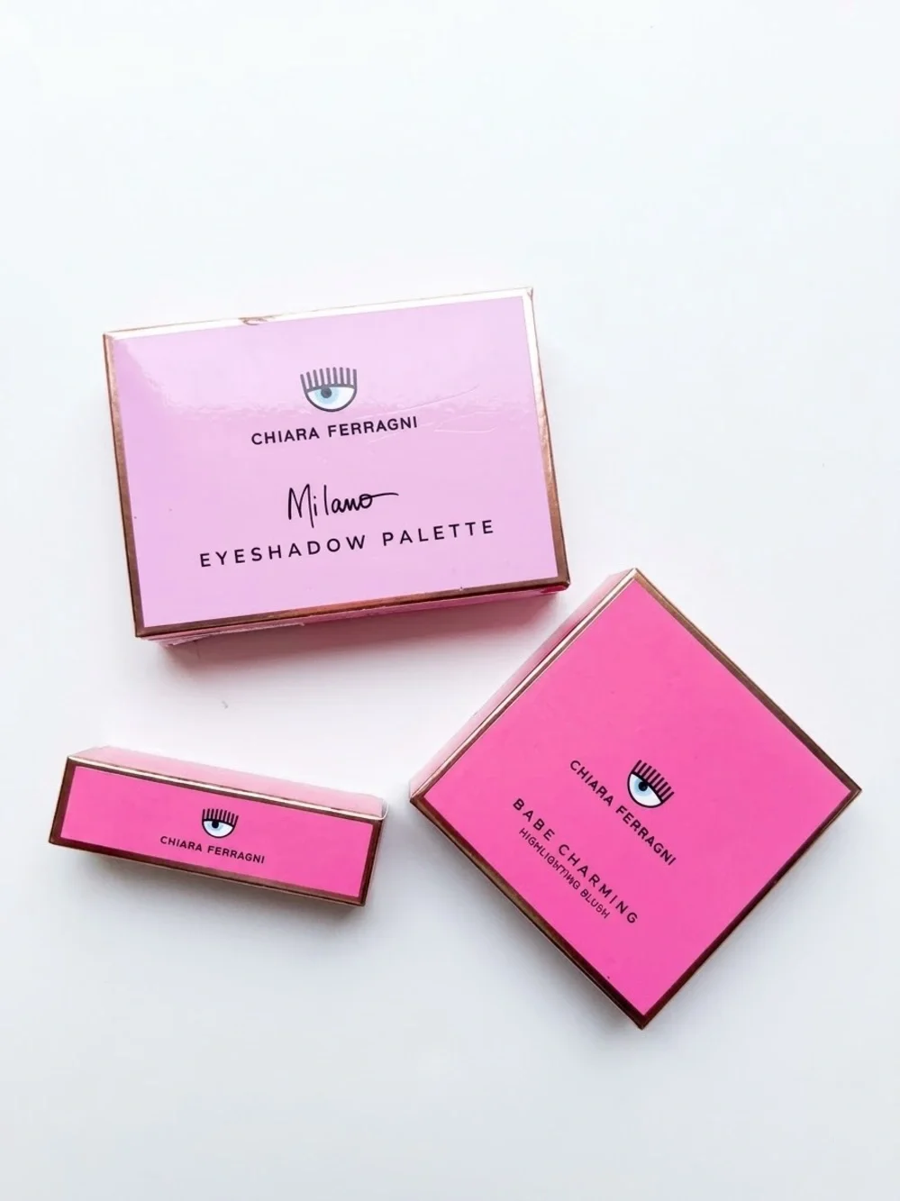 Chiara Ferragni Makeup Trio: Eyeshadow, Blush & Lip Balm
